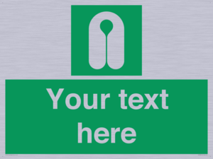 Custom sign safe condition Lifejacket